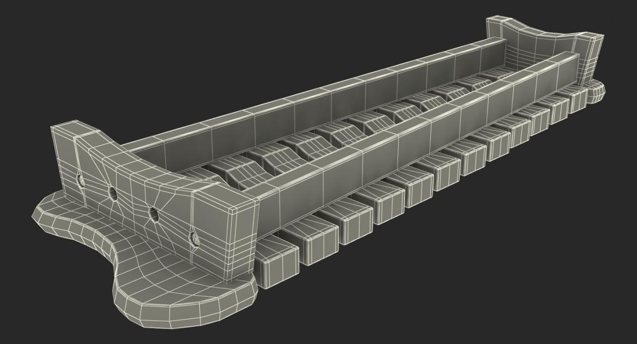 Xylophone 3D model