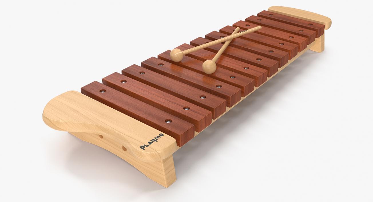 Xylophone 3D model