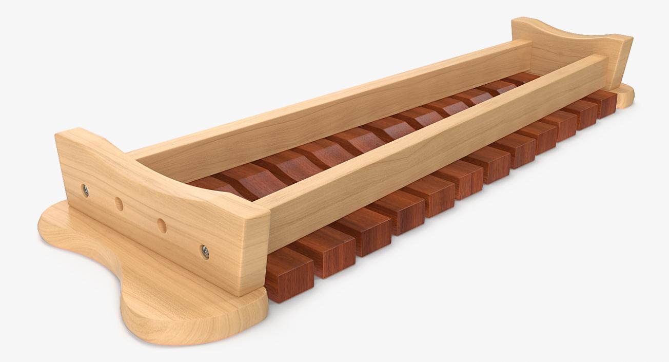 Xylophone 3D model