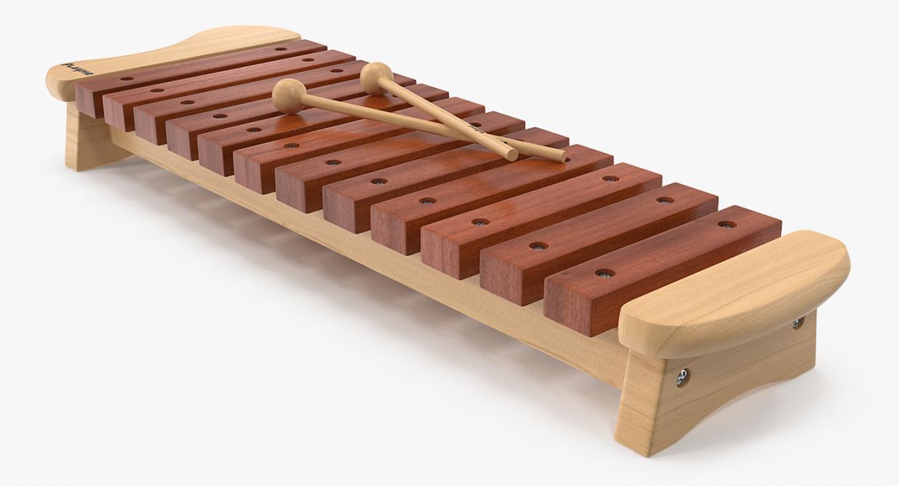 Xylophone 3D model