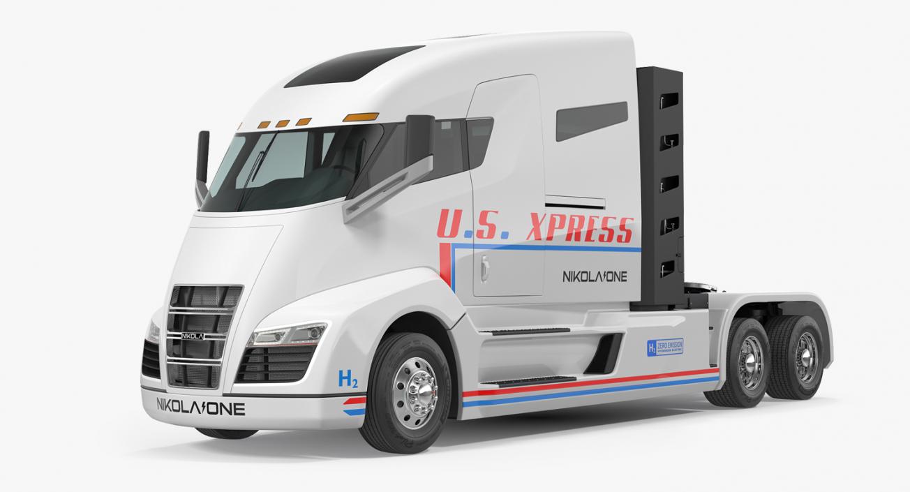 3D model Electric Semi Truck Nikola One