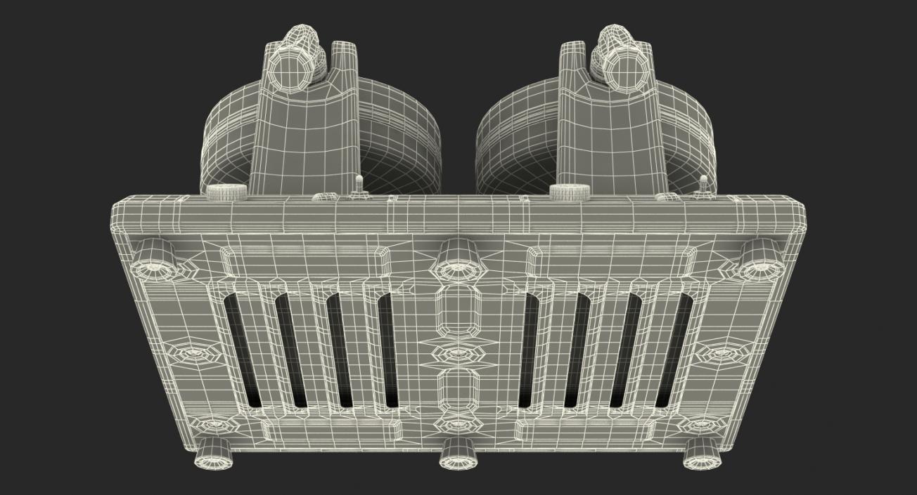 3D Commercial Waffle Maker Double Heads