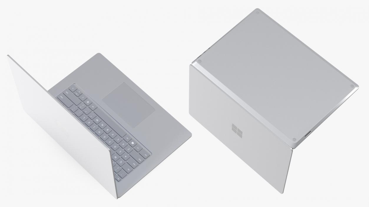 3D Microsoft Surface Laptop 4 15 Inch Platinum model