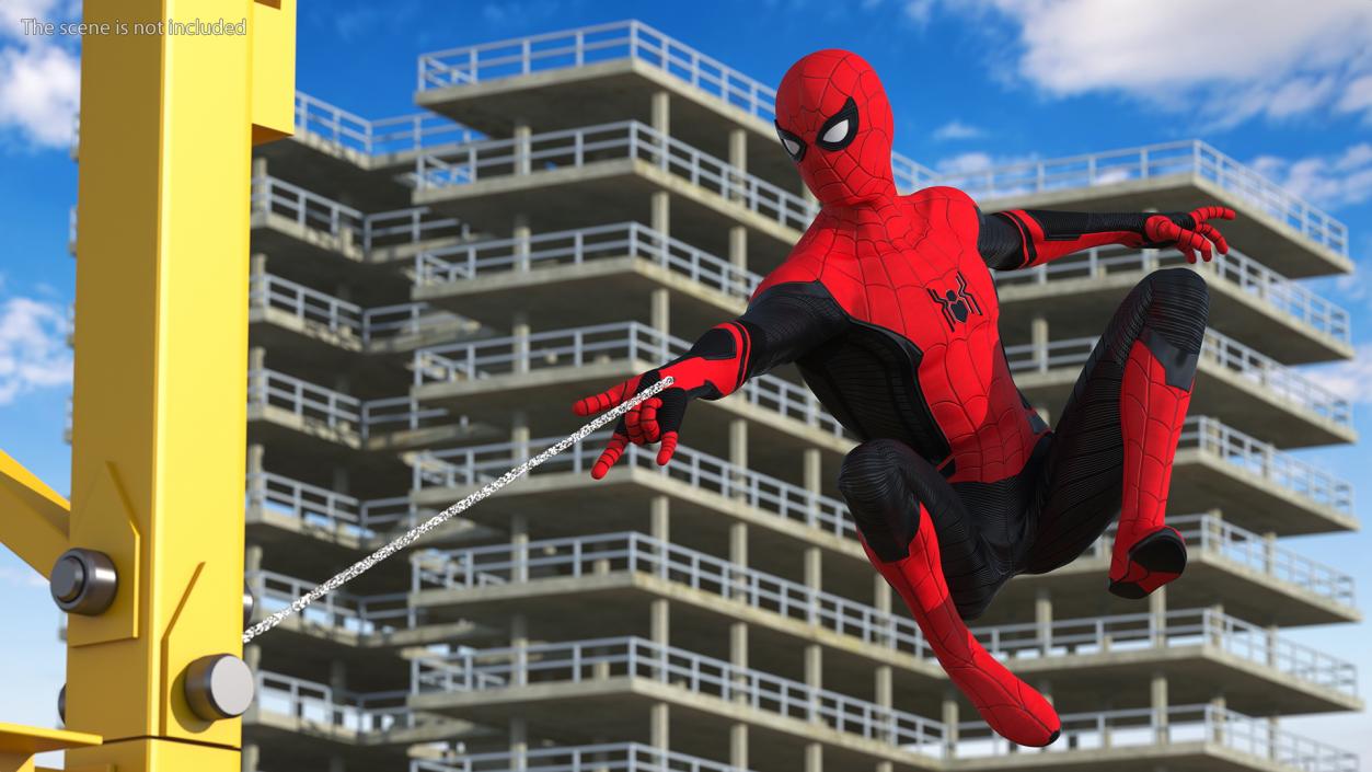 3D Spider Man Firing Web