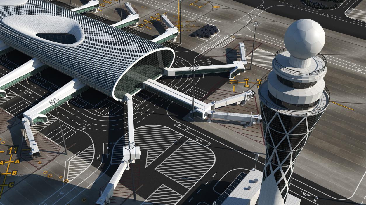 Airport Big Collection 3 3D model