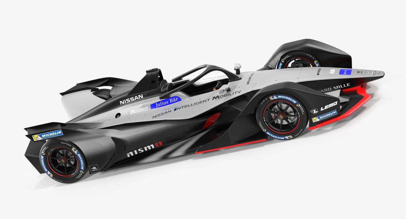 3D model Formula E Nissan Car