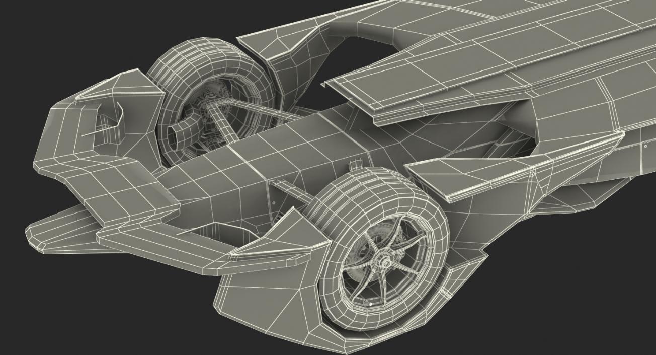 3D model Formula E Nissan Car