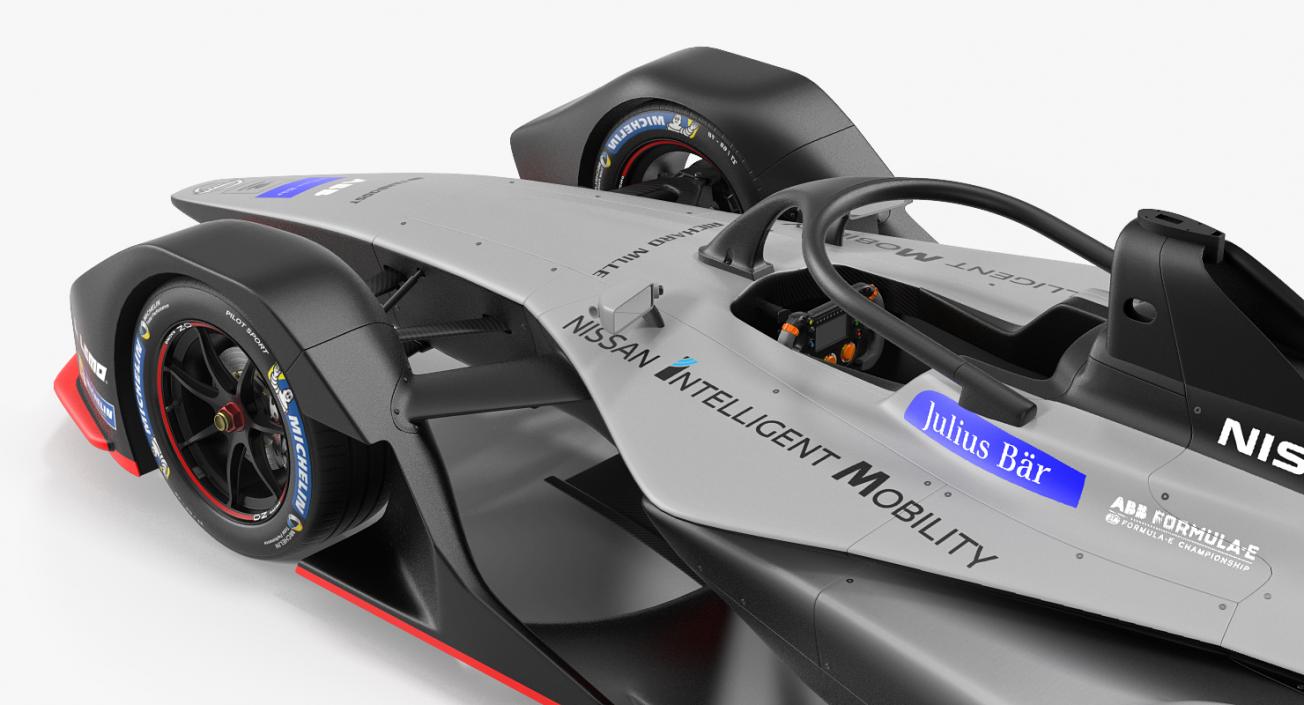 3D model Formula E Nissan Car