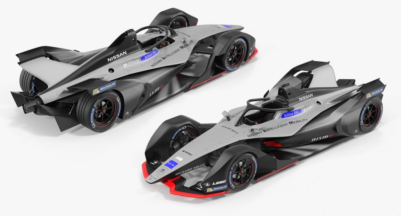 3D model Formula E Nissan Car