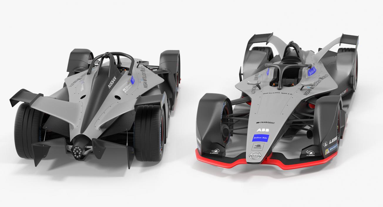 3D model Formula E Nissan Car