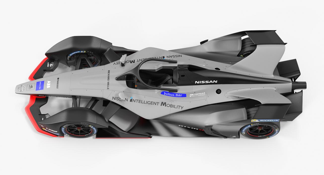 3D model Formula E Nissan Car