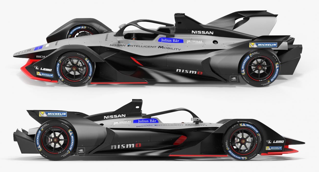 3D model Formula E Nissan Car