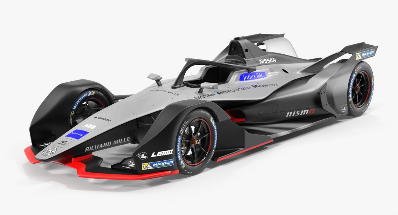 3D model Formula E Nissan Car