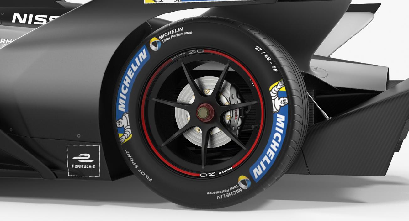 3D model Formula E Nissan Car