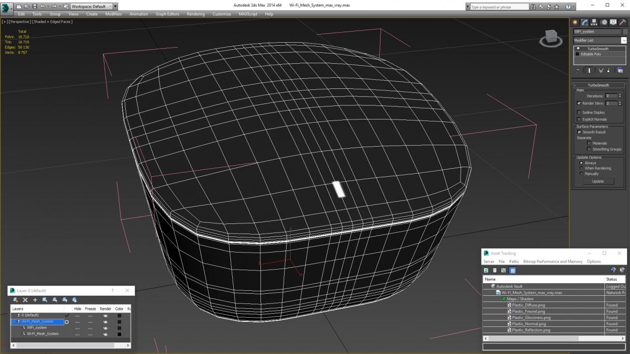 Wi-Fi Mesh System 3D