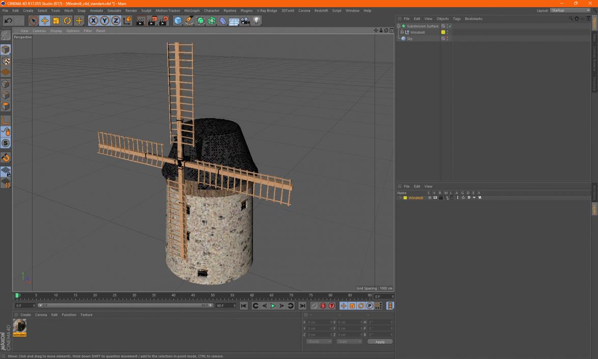 3D model Windmill