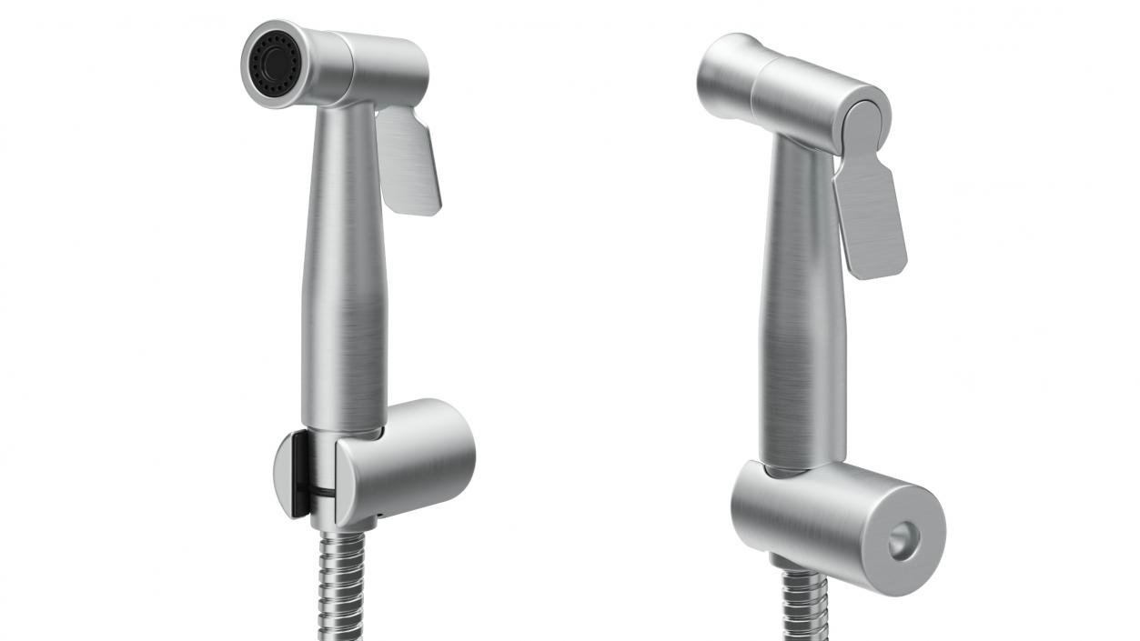 3D Wall-Mounted Black Handheld Bidet Sprayer