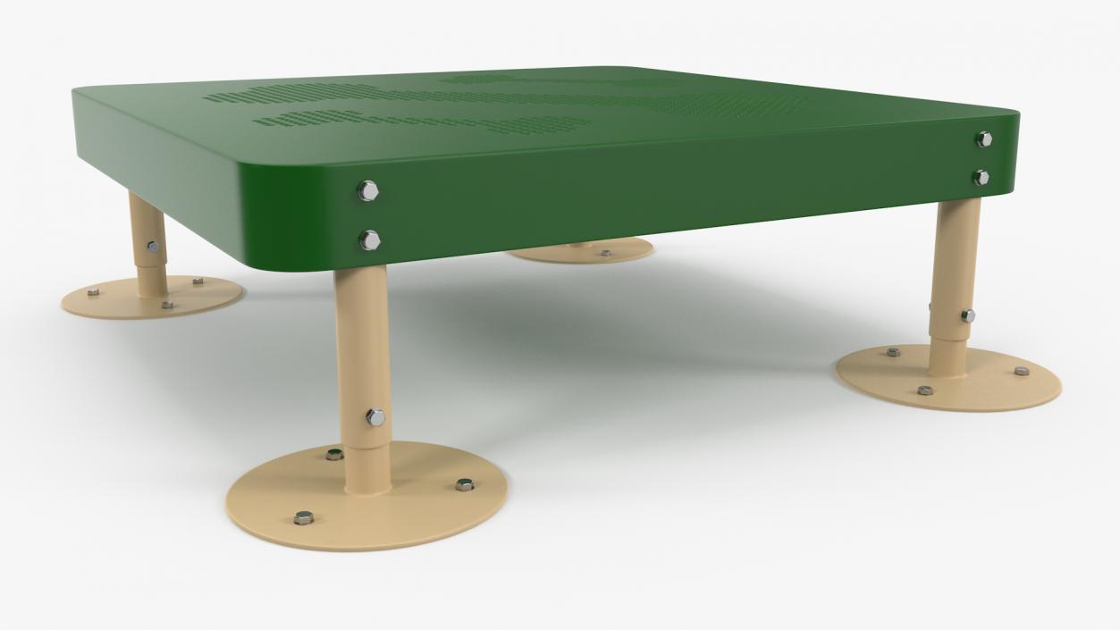 3D Dog Park Starter Table Green model