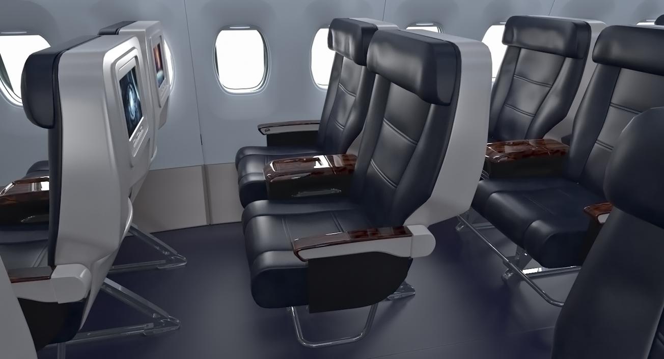 3D Boeing 737 Passenger Cabin