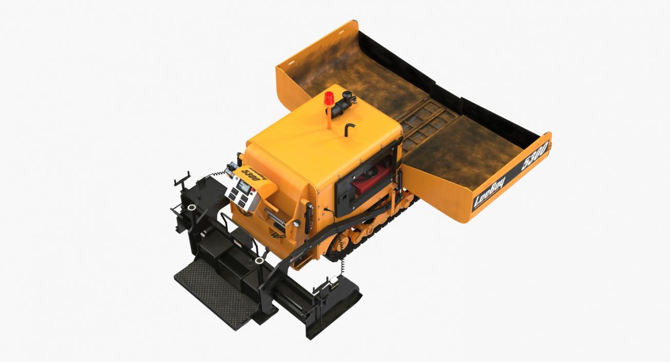 Asphalt Paver LeeBoy 5300 Rigged 3D