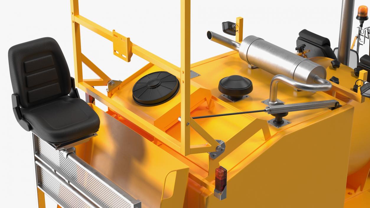 3D model Automatic Road Marking Machine