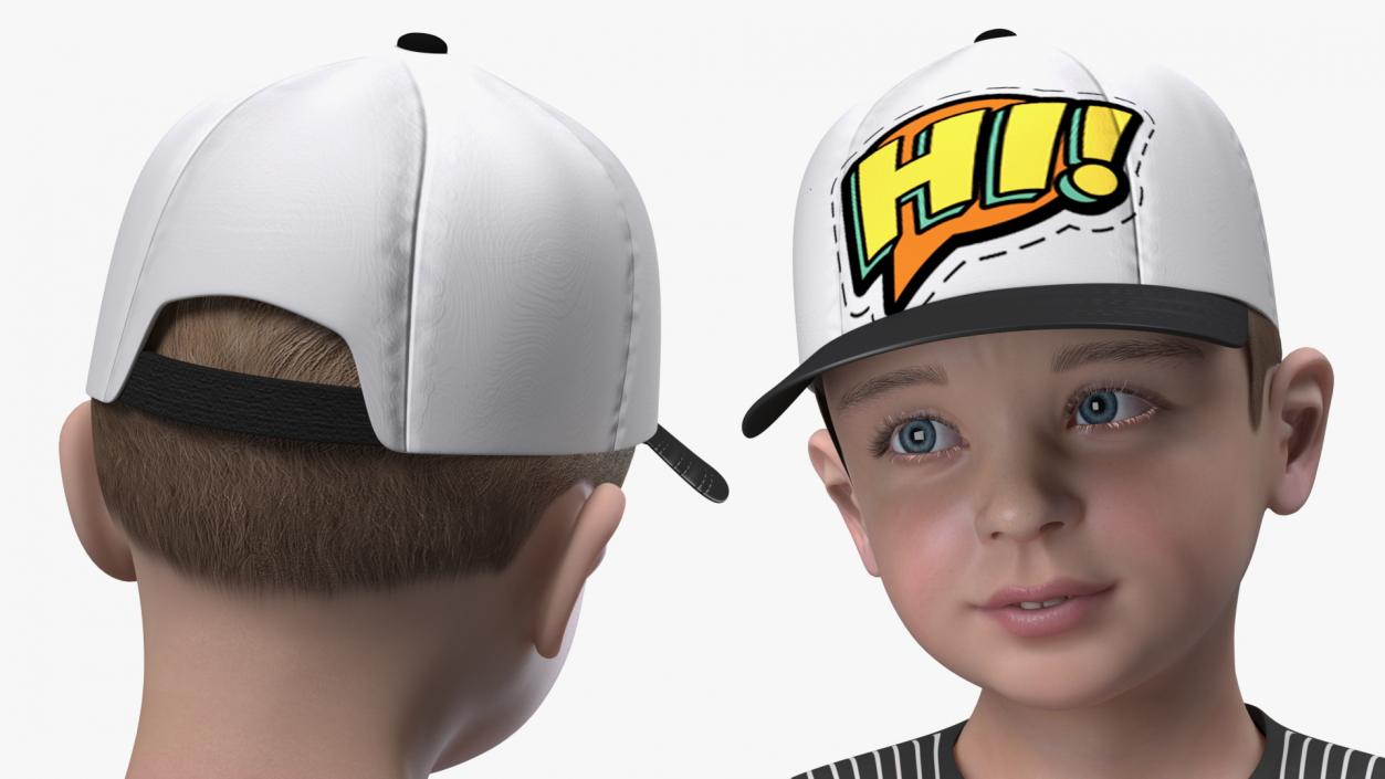 Realistic Child Boy Street Style 3D