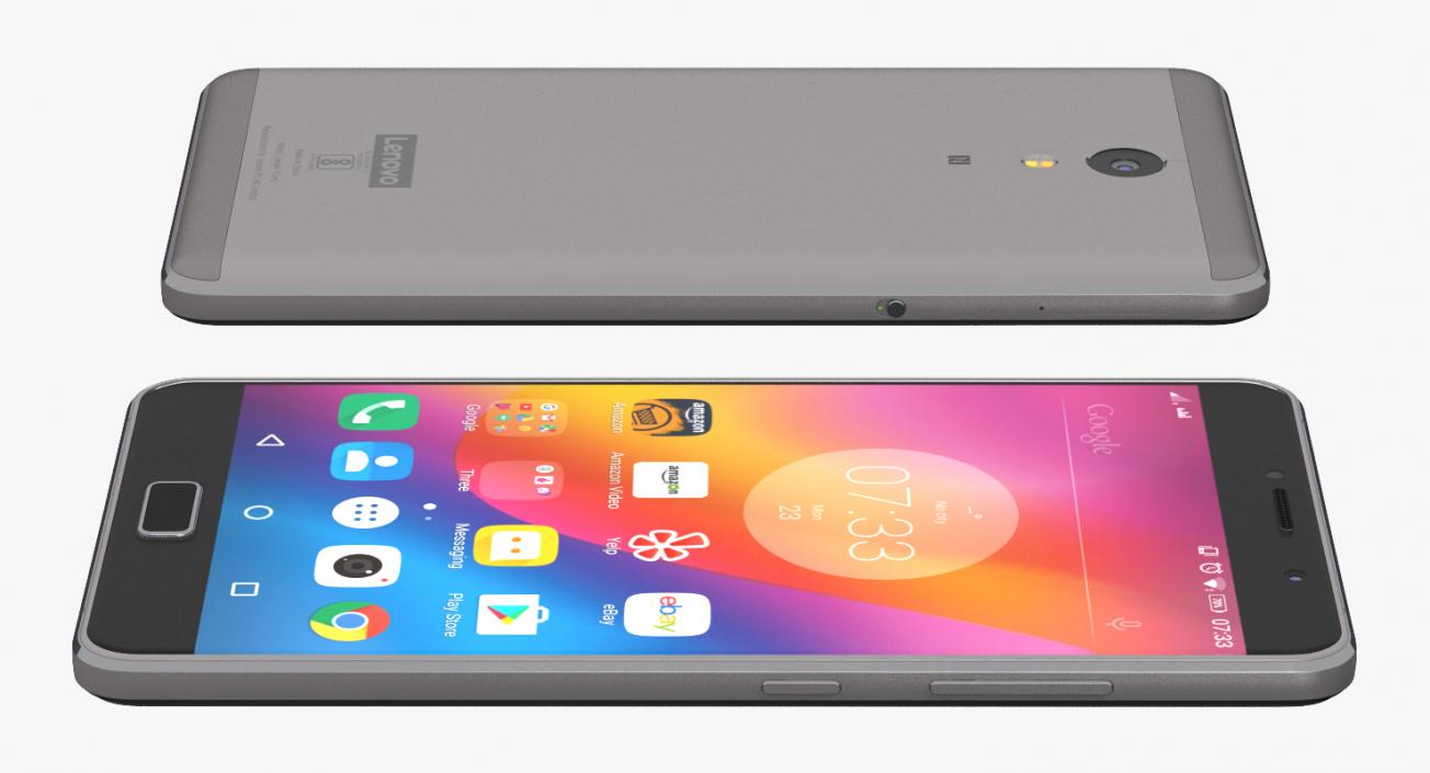 3D Lenovo P2 Graphite Gray model