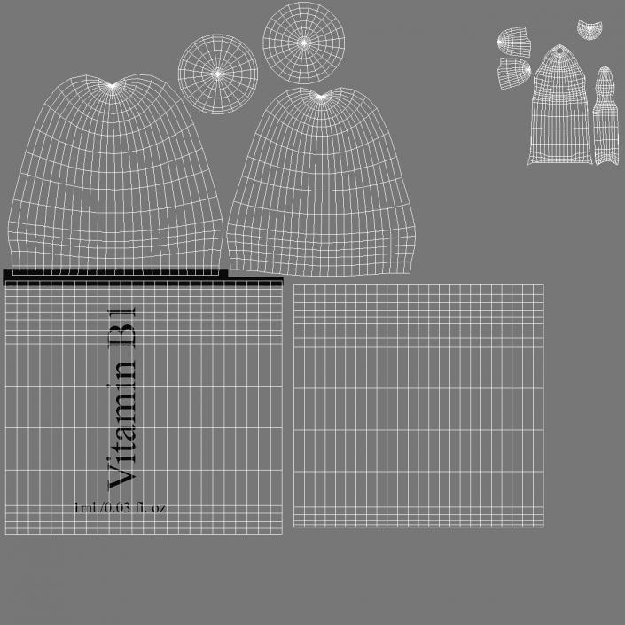 3D Vitamin B1 Thiamine 1ml Ampoule