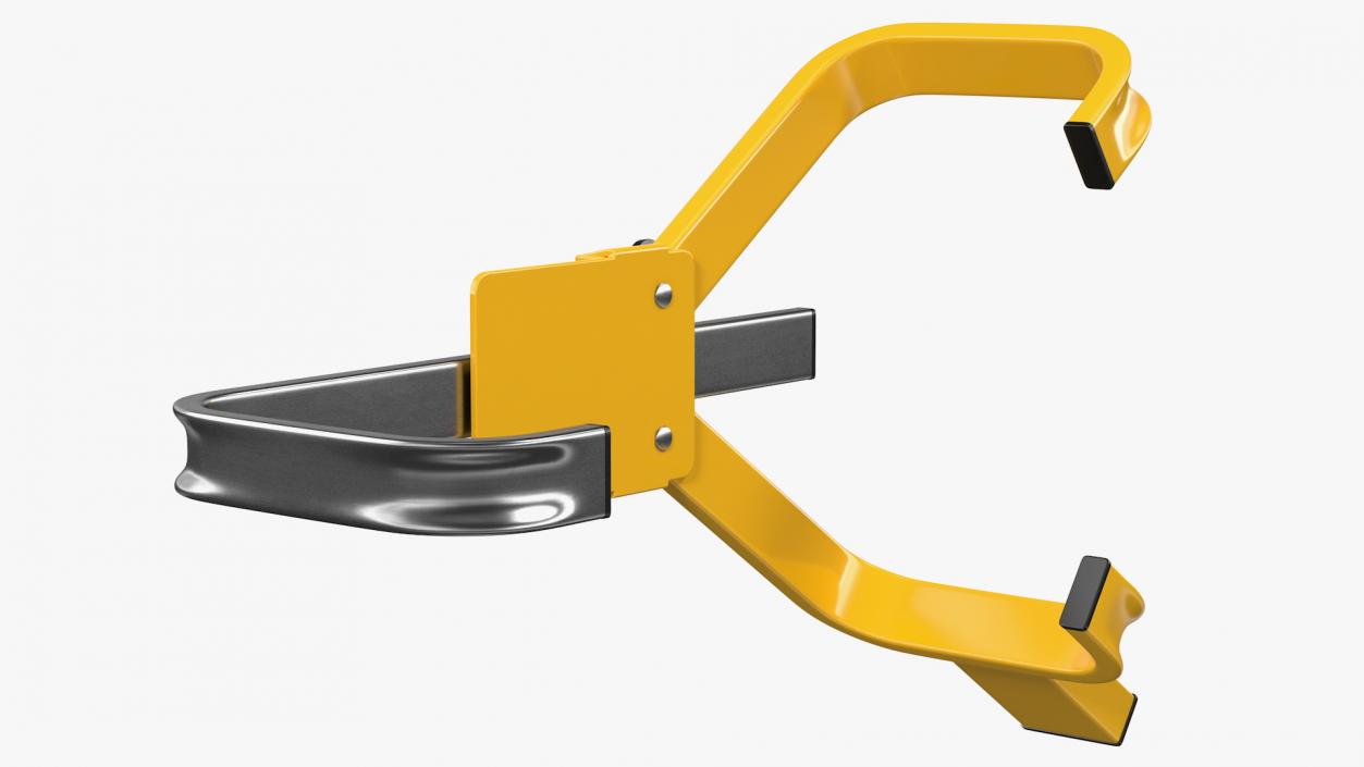 Anti Theft Wheel Lock Clamp with Keys 3D