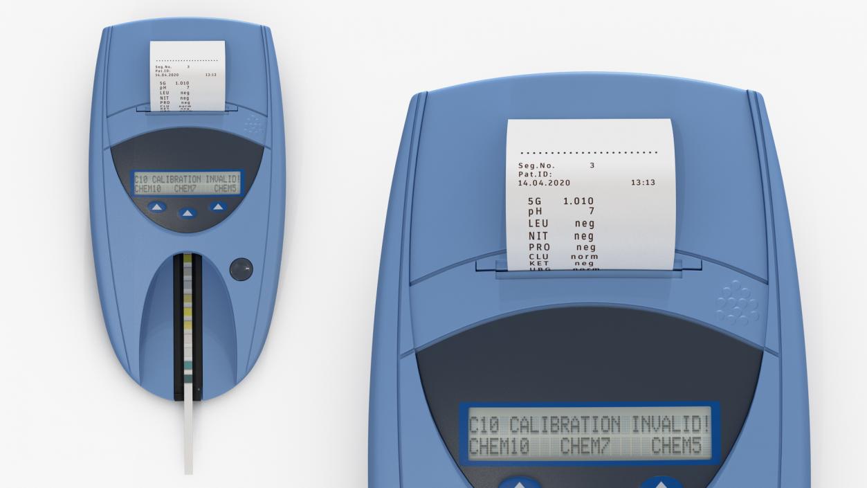 3D model Small Semi Automated Urine Analyzer