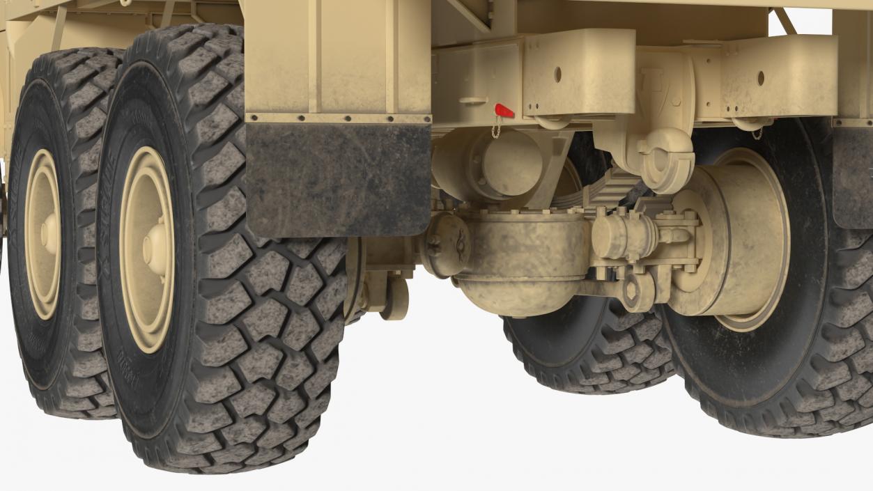 3D M939 Military Cargo Truck Light