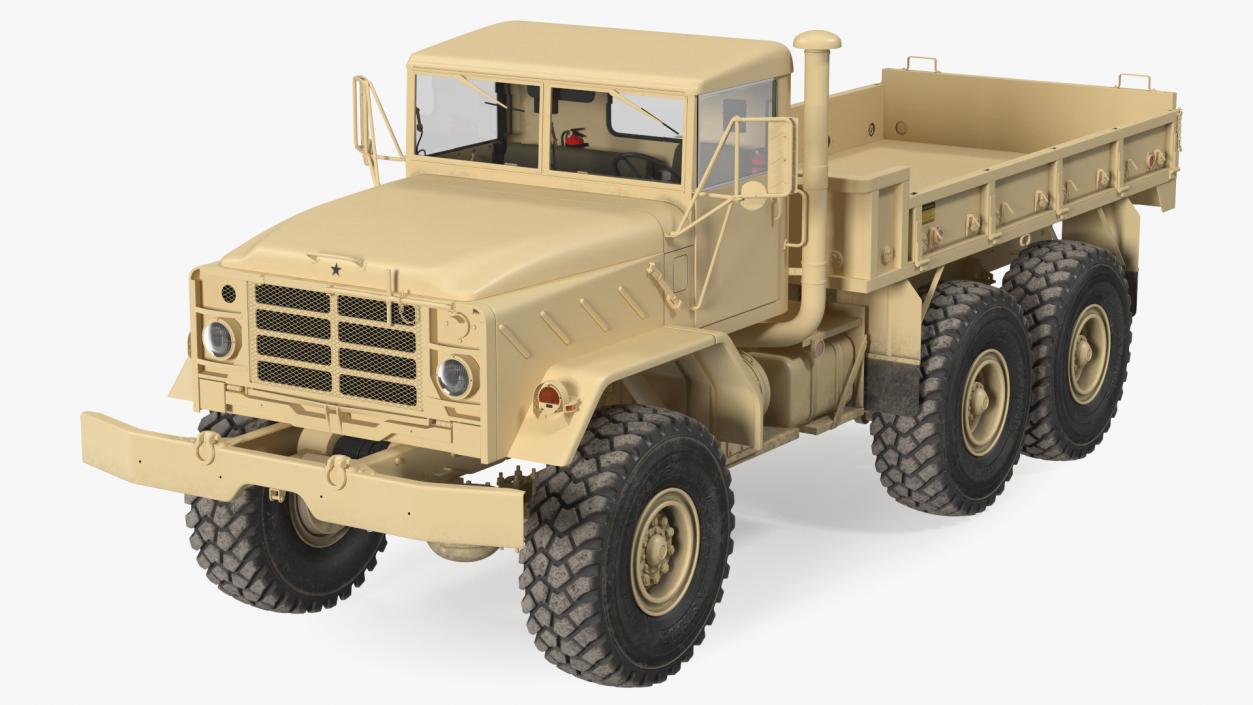 3D M939 Military Cargo Truck Light