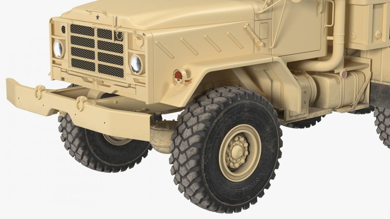 3D M939 Military Cargo Truck Light