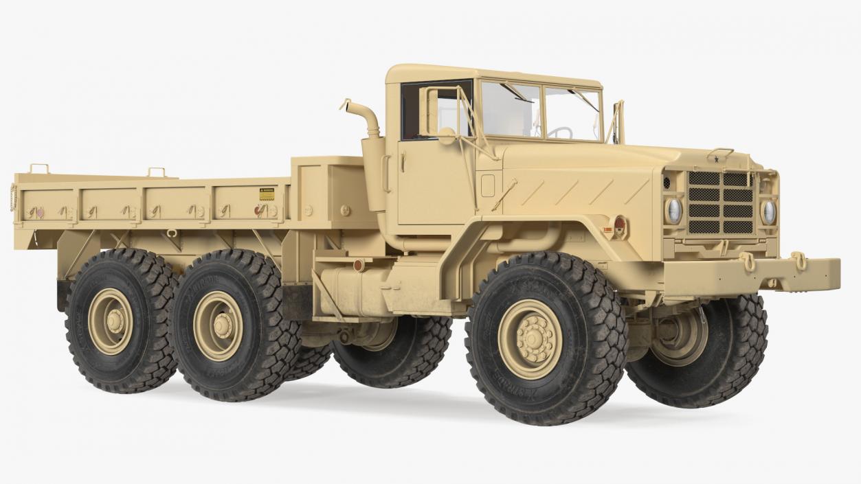 3D M939 Military Cargo Truck Light