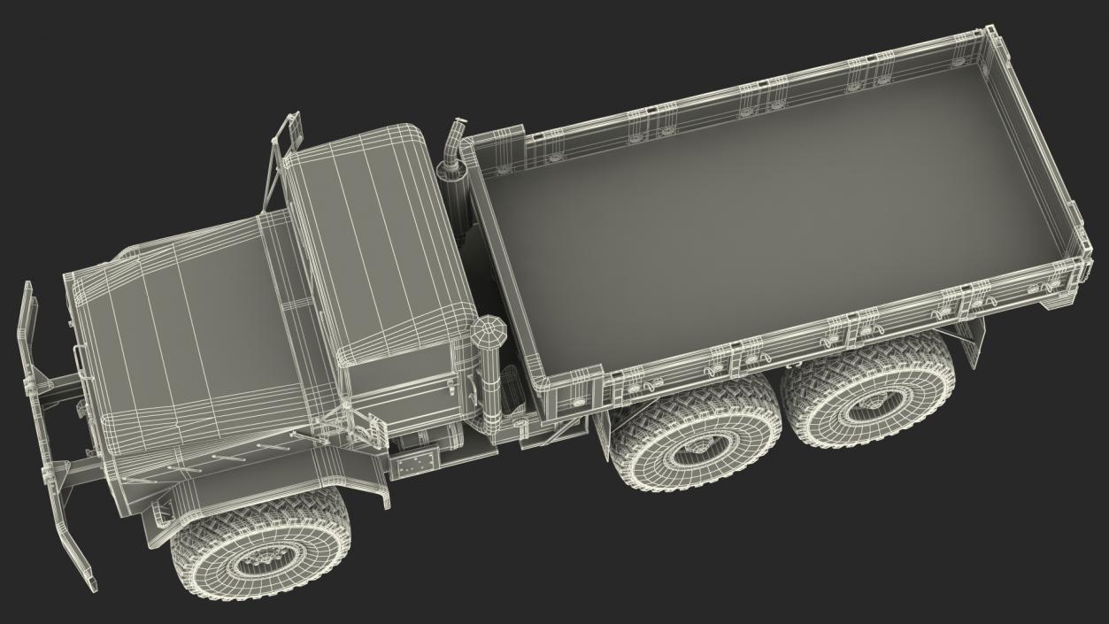 3D M939 Military Cargo Truck Light