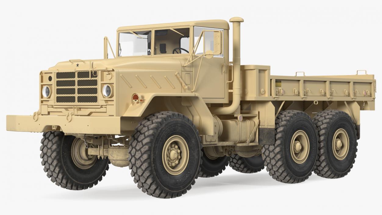 3D M939 Military Cargo Truck Light