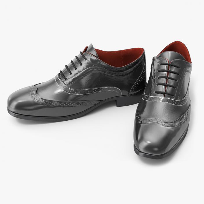 Classic Mens Dress Shoes 3D model