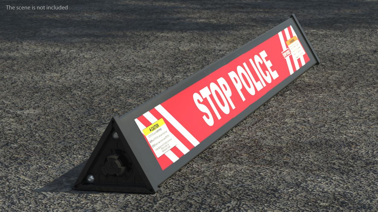 Police Stop Stick 3D