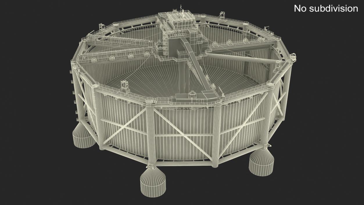 3D model Ocean Farm 1 Offshore Fishfarm