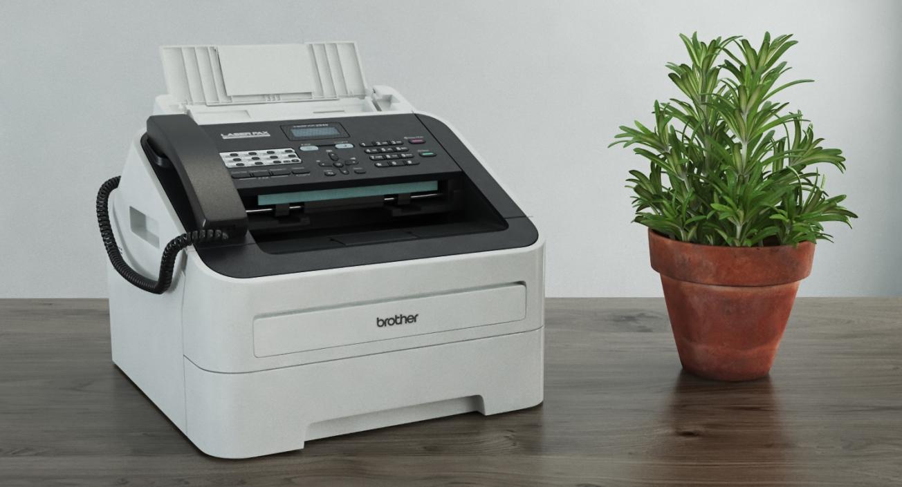 3D Compact Laser Fax Machine Brother 2840 model