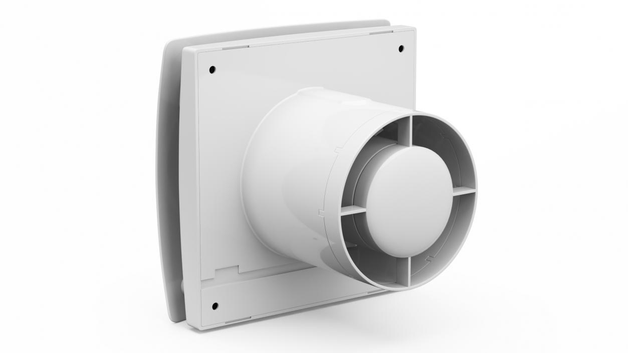 3D model Bathroom WC Extractor Fan