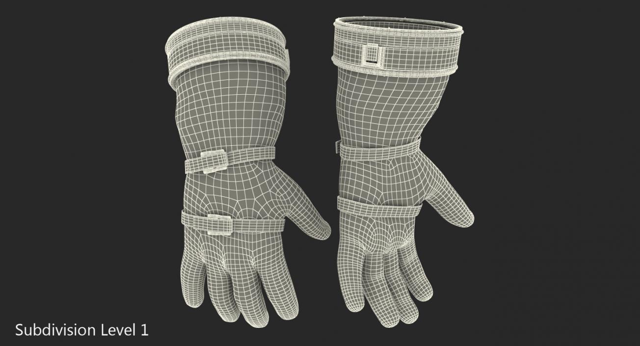 3D Boeing Spacesuit Gloves model