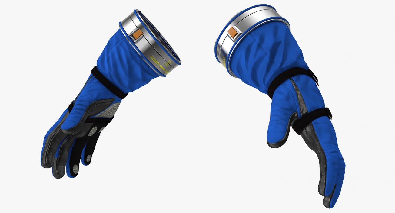 3D Boeing Spacesuit Gloves model