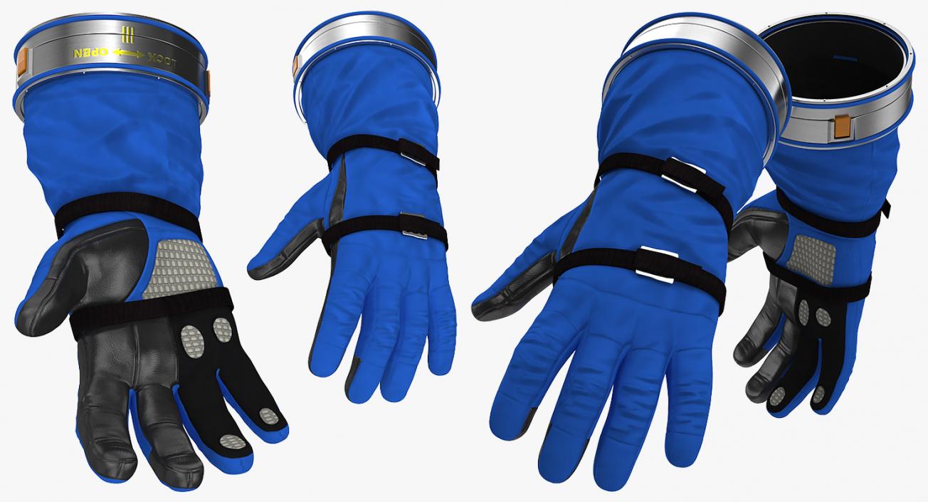 3D Boeing Spacesuit Gloves model