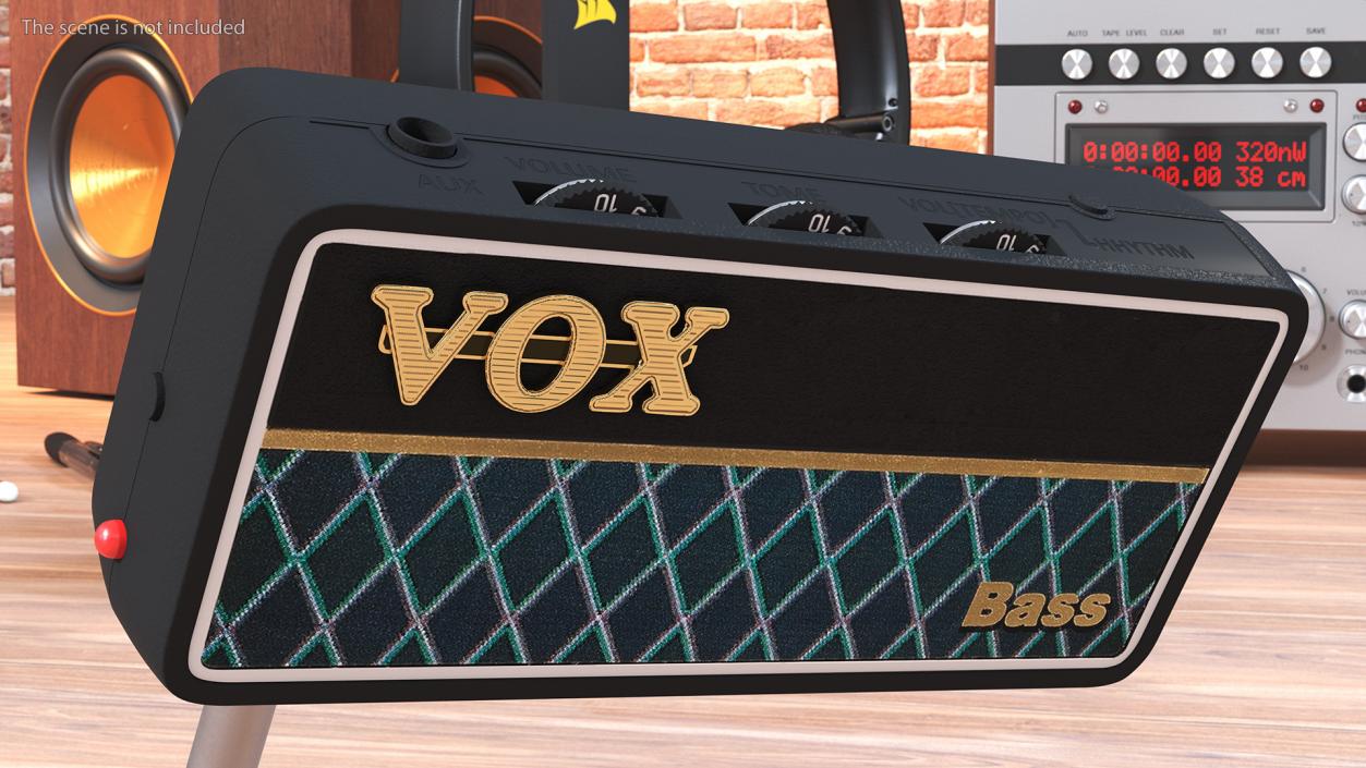 3D model Guitar Bass Headphone Amplifier VOX