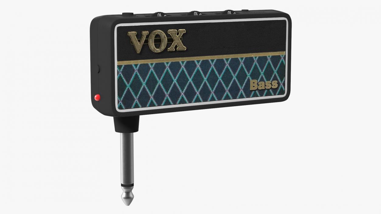 3D model Guitar Bass Headphone Amplifier VOX