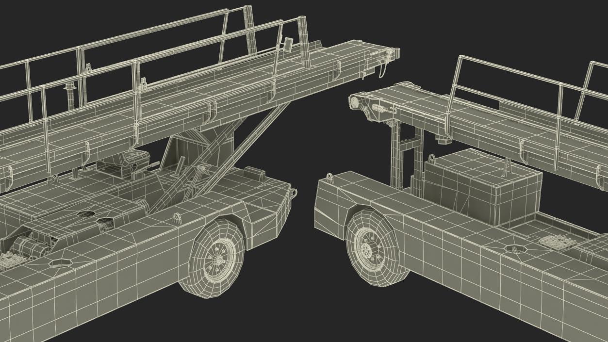 TLD Aircraft Baggage Belt Loader 3D