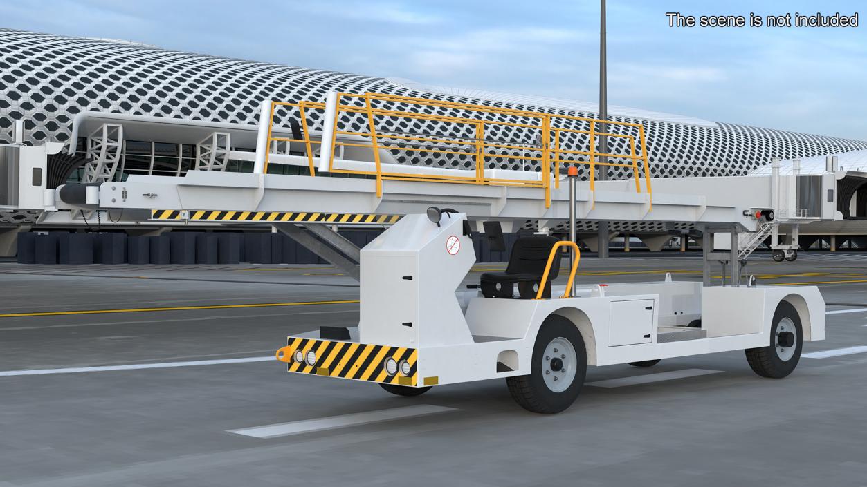 TLD Aircraft Baggage Belt Loader 3D