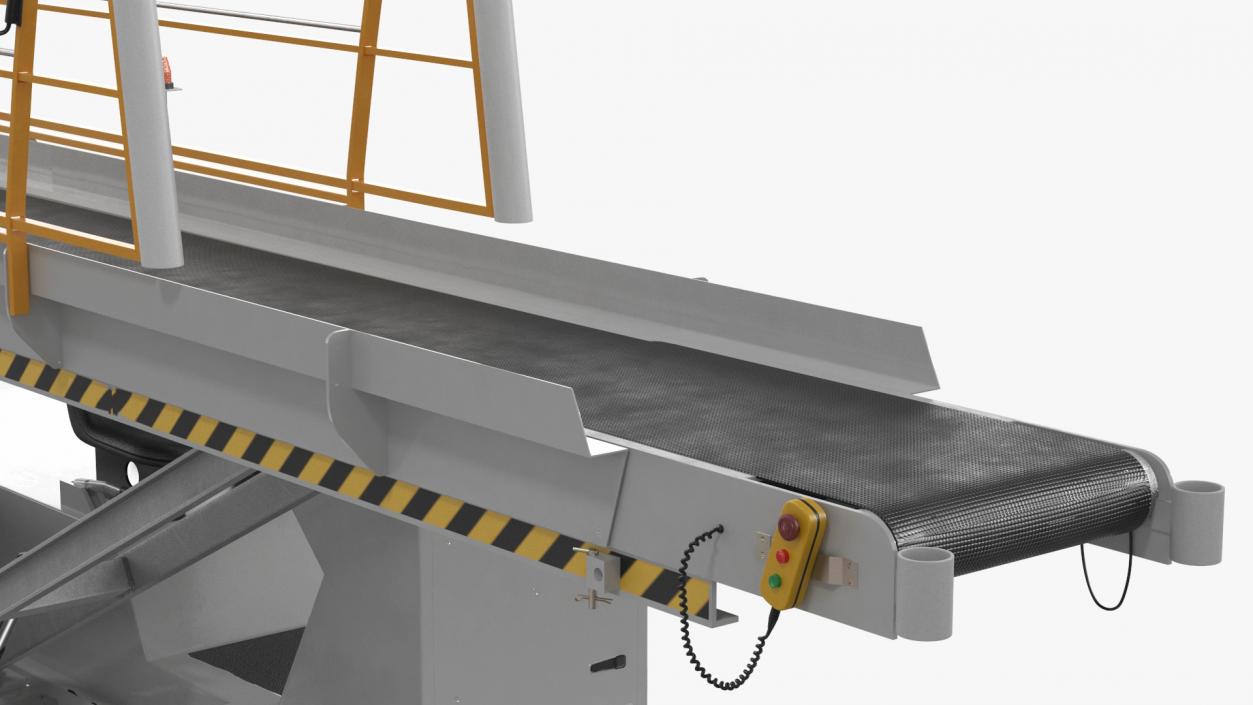 TLD Aircraft Baggage Belt Loader 3D