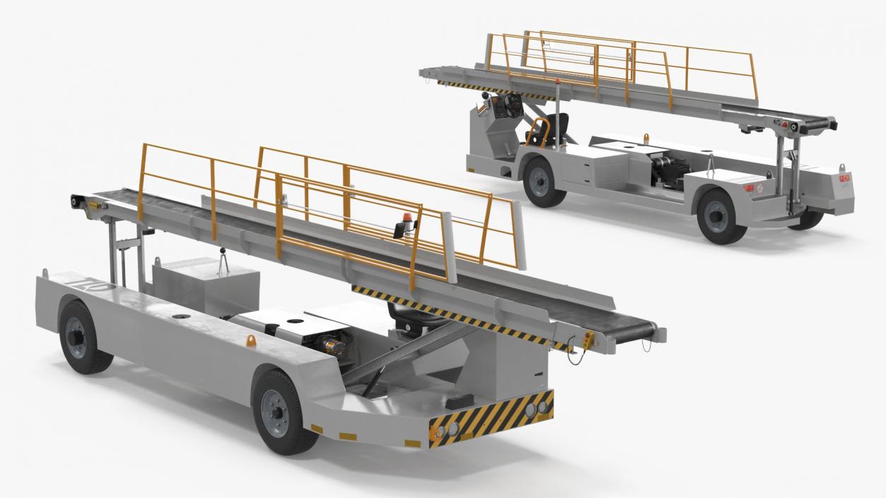 TLD Aircraft Baggage Belt Loader 3D